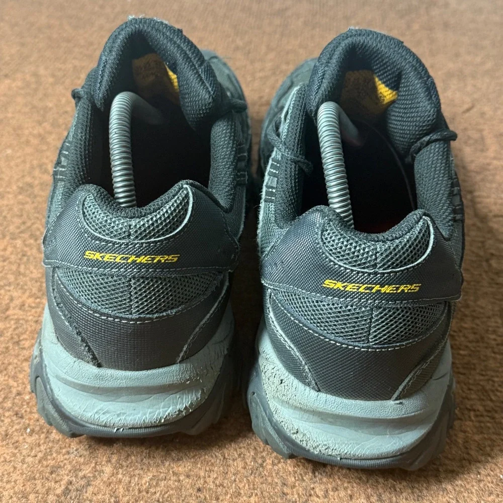 Skechers Men's Cankton Steel Toe Work Shoes Black 77055 BKCC Size 10.5 EH Safety